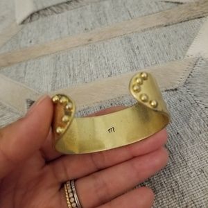Madewell Gold Cuff Bracelet